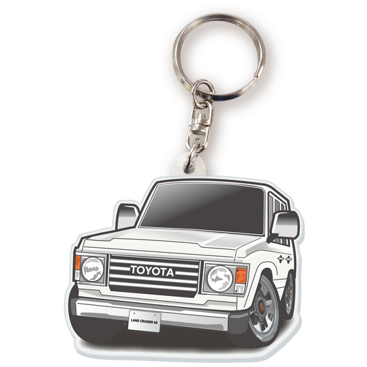 カーアクリルキーホルダー トヨタライセンス商品 ランドクルーザー60系