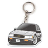 カーアクリルキーホルダー トヨタライセンス商品 カローラレビンAE86