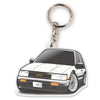 カーアクリルキーホルダー トヨタライセンス商品 カローラレビンAE86