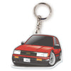 カーアクリルキーホルダー トヨタライセンス商品 カローラレビンAE86