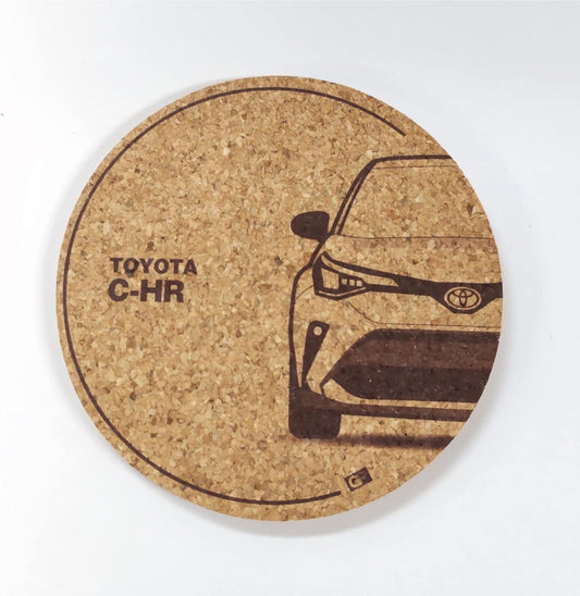ちびくる コルクコースター トヨタライセンス商品 C-HR ナチュラル