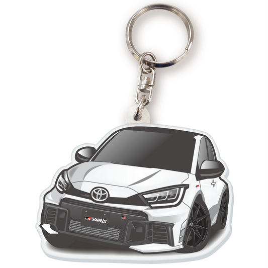 カーアクリルキーホルダー トヨタライセンス商品 GRヤリス2024