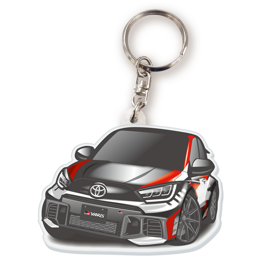 カーアクリルキーホルダー トヨタライセンス商品 GRヤリスロバンペラ エディション