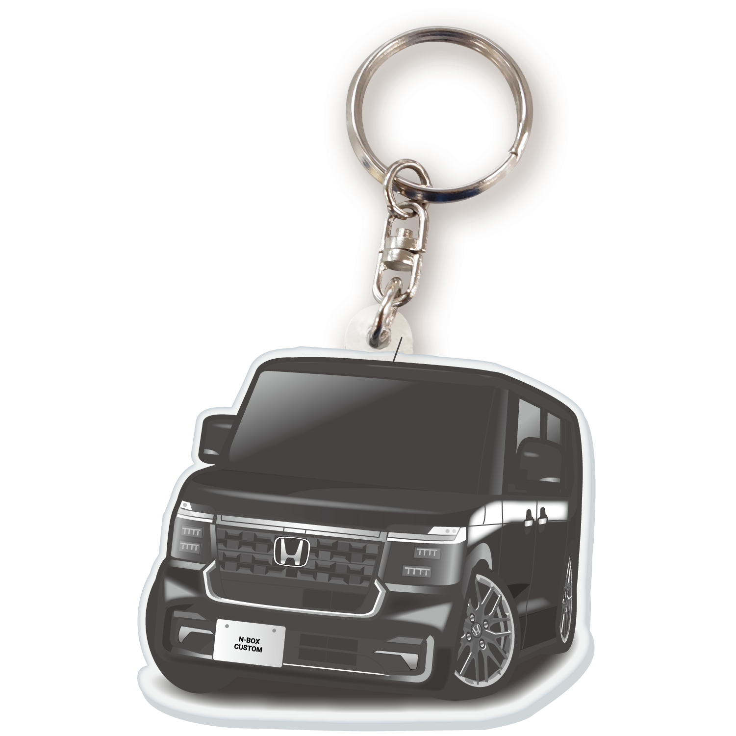 カーアクリルキーホルダー ホンダライセンス商品 N-BOX CUSTOM エヌ