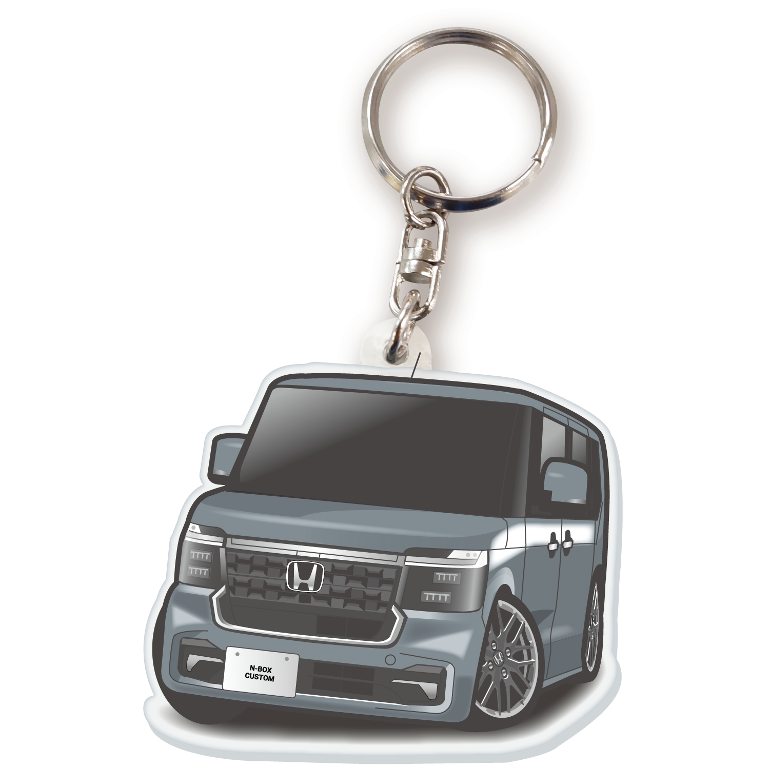 カーアクリルキーホルダー ホンダライセンス商品 N-BOX CUSTOM エヌ
