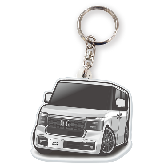 カーアクリルキーホルダー ホンダライセンス商品 N-BOX CUSTOM エヌボックス カスタム（3代目）