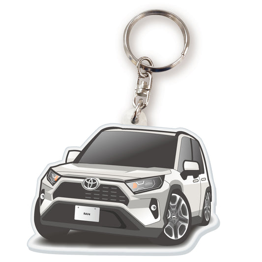 カーアクリルキーホルダー トヨタライセンス商品 RAV4 5代目