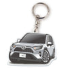 カーアクリルキーホルダー トヨタライセンス商品 RAV4 5代目