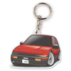 カーアクリルキーホルダー トヨタライセンス商品 スプリンタートレノAE86 ヘッドライトclose