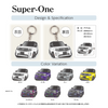 カーアクリルキーホルダー ホンダライセンス商品 Honda Super-ONE