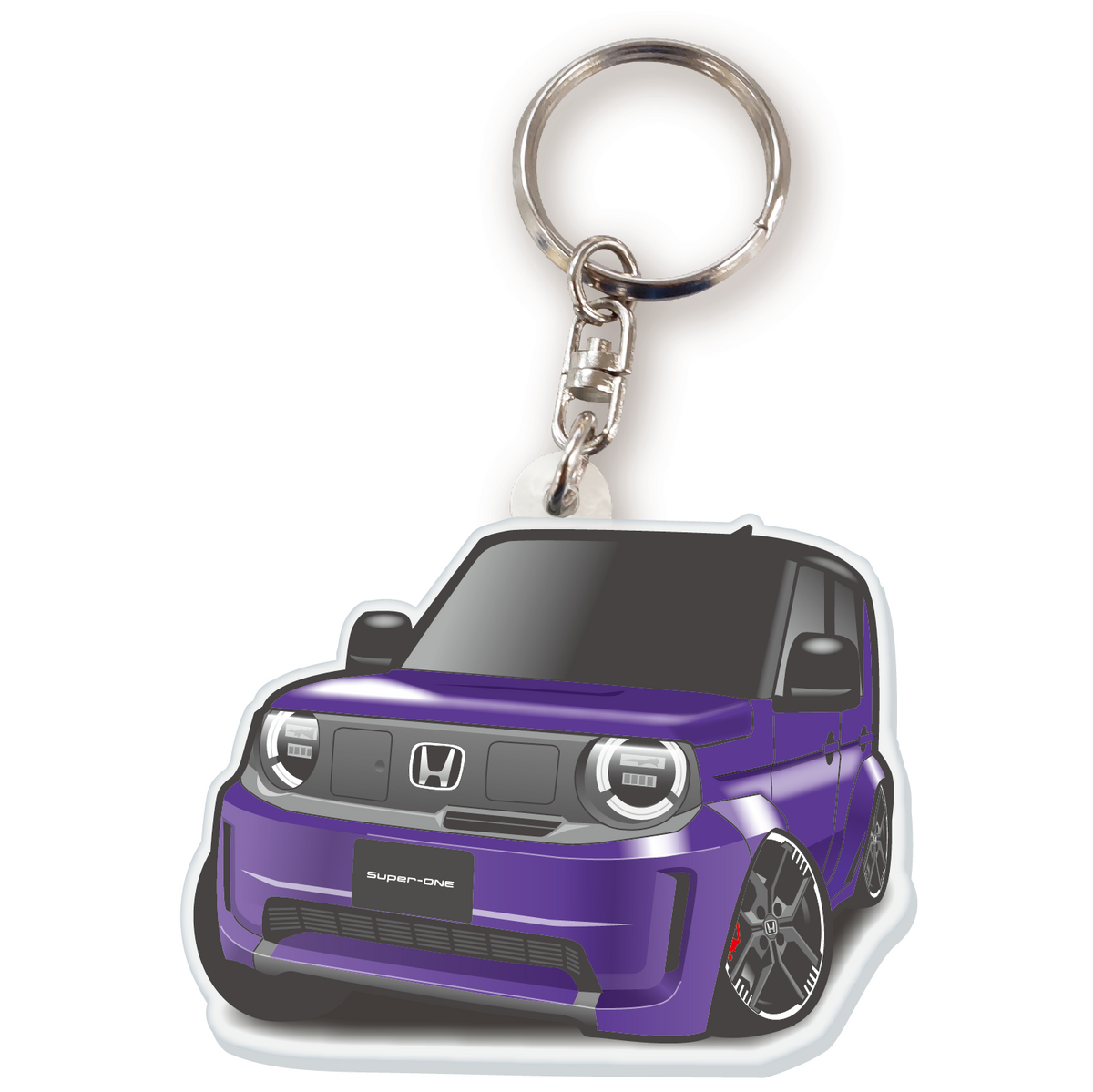 カーアクリルキーホルダー ホンダライセンス商品 Honda Super-ONE