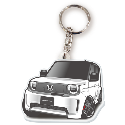 カーアクリルキーホルダー ホンダライセンス商品 Honda Super-ONE