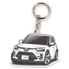 カーアクリルキーホルダー トヨタライセンス商品 ライズ