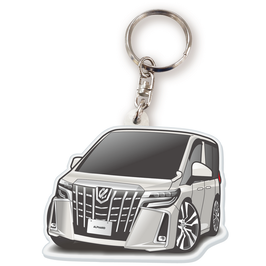 カーアクリルキーホルダー トヨタライセンス商品 アルファード3代目