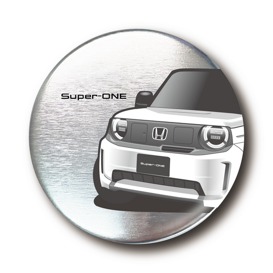 缶バッジ44mm ホンダライセンス商品 Honda Super-ONE