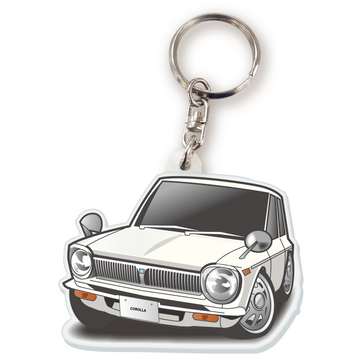 カーアクリルキーホルダー トヨタライセンス商品 初代カローラ