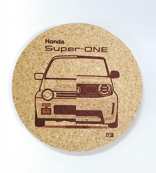 ちびくる コルクコースター ホンダライセンス商品 Super-ONE