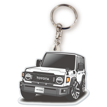 カーアクリルキーホルダー トヨタライセンス商品 ランドクルーザー70系
