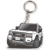 カーアクリルキーホルダー トヨタライセンス商品 ランドクルーザー250系（角目）