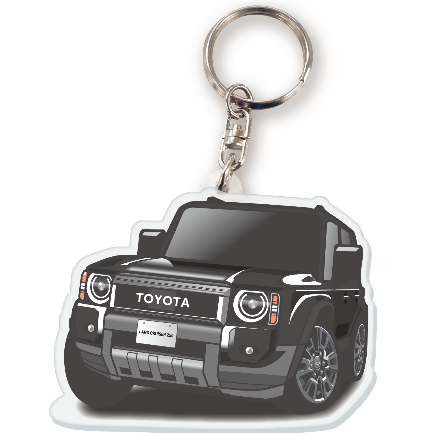 カーアクリルキーホルダー トヨタライセンス商品 ランドクルーザー250