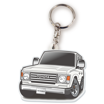 カーアクリルキーホルダー トヨタライセンス商品 ランドクルーザー60系
