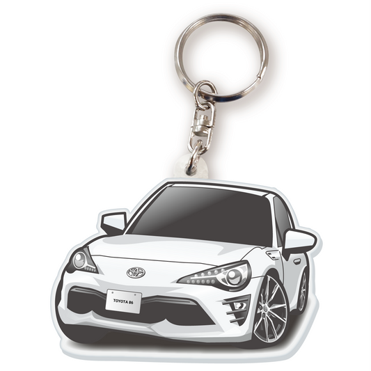カーアクリルキーホルダー トヨタライセンス商品 トヨタ86
