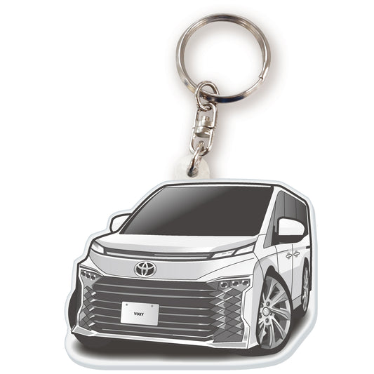 カーアクリルキーホルダー トヨタライセンス商品 ヴォクシー 4代目